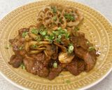 豚ロース肉の味噌漬け焼き♪舞茸のせ作り方5写真