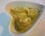ハート型のカレー風味♡磯辺焼きチーズIN作り方6写真