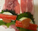 厚揚げの肉巻き(明太子、チーズ)作り方8写真
