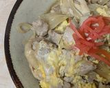 簡単★昼食！めんつゆ白だし「親子丼」作り方8写真