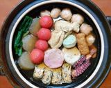 しいたけのエビ詰めおでん作り方3写真