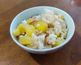 生姜香る！さつまいもと竹輪の炊き込みご飯作り方5写真