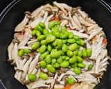 親鳥とごぼうの炊き込みご飯作り方9写真