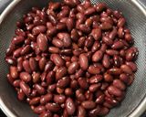 かぼちゃ団子入りぜんざい♪作り方1写真