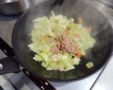 春キャベツとツナの混ぜご飯作り方2写真