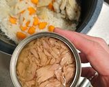 ツナ缶入りの炊き込みご飯作り方1写真