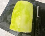 冷やしで美味しい♪冬瓜とエビのあっさり煮作り方1写真