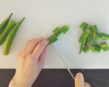 止まらない！無限オクラの唐揚げ作り方2写真