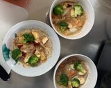 根菜茄子中華風クリーム梅味温野菜サラダ作り方6写真