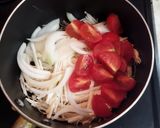 トマトのお味噌汁🍅💓作り方1写真