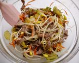 簡単！牛野菜のポン酢和え作り方7写真