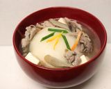 美味★豚肉ごぼう人参豆腐の旨み汁（雑煮）作り方6写真