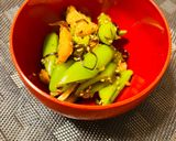 スナックエンドウと油揚げの塩昆布和え作り方7写真