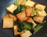 簡単！厚揚げと小松菜の味噌炒め作り方5写真