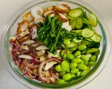 竹輪と野菜の胡麻マヨおかか和え！作り方4写真