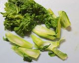厚揚げで簡単★美味★菜の花とえびの白和え作り方1写真