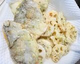 磯辺揚げ焼き出汁タルタルソースがけ作り方5写真