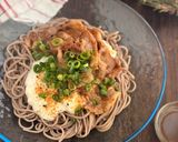 10分で簡単！がっつり肉乗せ♡とろろ蕎麦作り方7写真