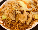 セブンの中太麺焼きそば作り方3写真