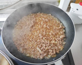 不器用卵白メレンゲ魯肉飯風挽肉丼作り方3写真