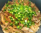 焼肉の生たれで 豚こまごぼう炊き込みご飯作り方12写真