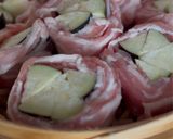 せいろでほったらかしなすの豚バラ巻き蒸し作り方4写真