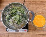 やきとり缶アレンジ・卵スープ(大量調理)作り方7写真