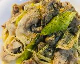 豚こまぎれ肉と長ネギのパスタ作り方4写真