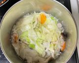簡単！昨日のトマトソースでミネストローネ作り方4写真