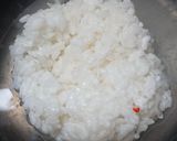 カニの茹で汁の雑炊作り方1写真
