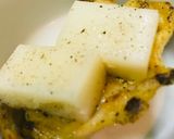 小鉢レシピ●鶏皮＆餅のとりもち作り方1写真