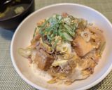 旨味しみしみ♪厚揚げのすき玉そぼろ丼作り方6写真