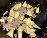 ズボラな!肉ナス味噌炒め✨作り方3写真