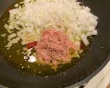 簡単夏向けパスタ　ツナトマトカッペリーニ作り方3写真