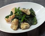 ワンパンで♡ハラミとほうれん草の中華炒め作り方6写真