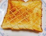 ♬トーストにバターはちみつ美味♬作り方2写真