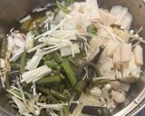 蒸し器で作る 栗入り山菜おこわ作り方8写真