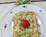 カルシュウムたっぷりツナ&チーズトースト作り方2写真