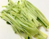 炒り卵とカニかまの生春巻き作り方1写真