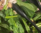 ほうれん草ときのこのホワイトソースパスタ作り方4写真