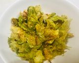 5分で！袋麺焼そばで豚キムチーズ焼そば作り方4写真
