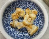 姉のリメイク・あんかけ揚げ餅作り方4写真