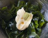 お刺身ワカメのわさびマヨネーズあえ作り方2写真