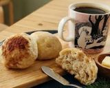シナモンロール風米粉パン♪卵、牛乳なし作り方3写真