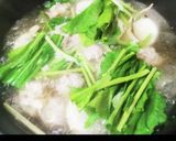 鍋☆簡単かぶ&鶏団子鍋☆化学調味料不使用作り方3写真