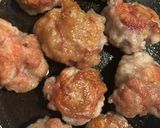 簡単、豚こま肉ミートボール。甘酢あん作り方4写真