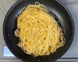 なすびと鶏もも肉のスパゲッティ作り方7写真