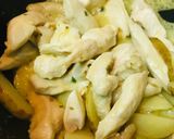 チキン＆ポテトのマスタードソース炒め作り方3写真