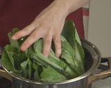 とうな(上越野菜)のマヨネーズ塩昆布和え作り方1写真