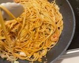 シーフードと大葉のバター醤油パスタ♡作り方5写真